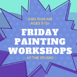 The image for Friday Painting Workshop, ages 7-12+
